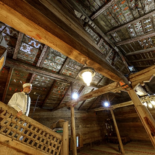 деревянная мечеть без гвоздя