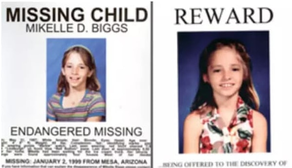 9. Микел Бигс (пропала в 1999 году)