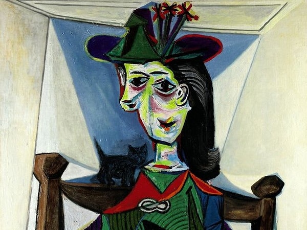 7. Что скажете насчёт "Доры Маар с кошкой" Пабло Пикассо?