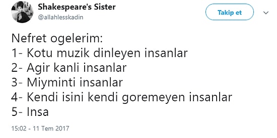 Bu 40 İnsan Tipinin Kaç Tanesinden Nefret Ediyorsun?