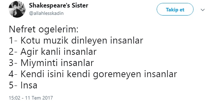 Bu 40 İnsan Tipinin Kaç Tanesinden Nefret Ediyorsun?