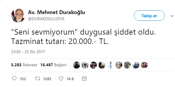20.000 TL'lik "Seni Sevmiyorum" Tazminatını Duyunca Yorumsuz Kalamayan 19 Mizahşör