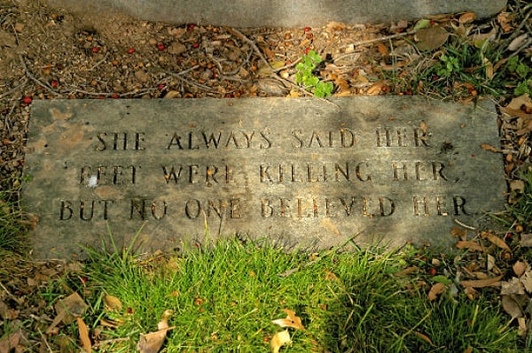 17. «Она постоянно твердила, что однажды стопы добьют ее, но никто ей не верил»