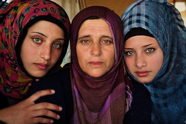 10. Suriyeli kadınlar, Yunanistan'daki Idemoni mülteci kampında