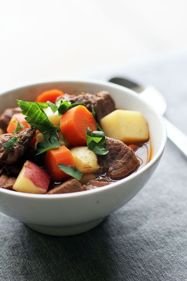 1. Тушеная говядина с добавлением пива