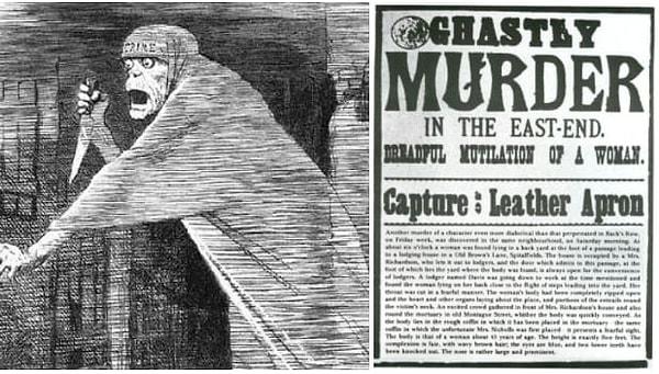 27. Son olarak, 1888'de aktif olan ve genellikle Londra'nın yoksul bölgelerindeki seks işçilerini hedef alan bir seri katil: "Jack the Ripper".