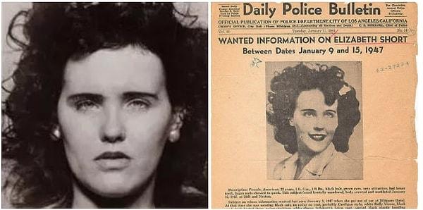 15. Elizabeth Short'un ölümü, diğer adıyla Black Dahlia, 1947