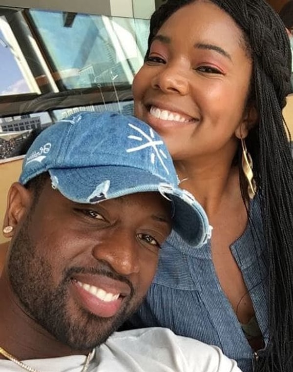 3. Габриэль Юнион (45 лет) и Дуэйн Уэйд (35 лет)