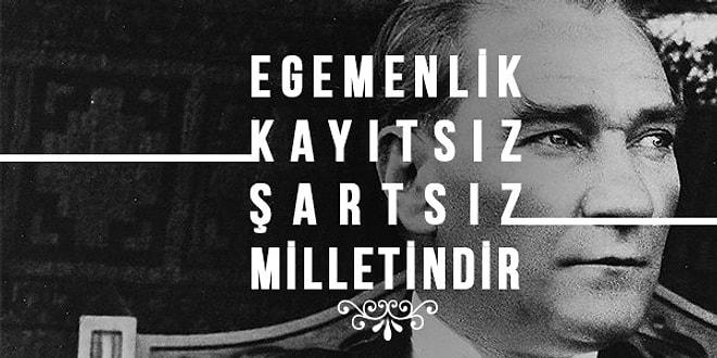 Mustafa Kemal Atatürk'ün Günümüze Işık Tutan 13 Sözünün Tipografik Tasarımı