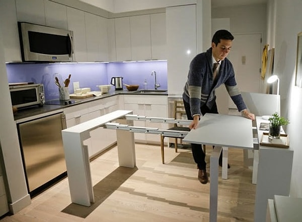 11. В то же время в Нью-Йорке в 2015 году появился первый жилой комплекс с микроквартирами, площадь которых 27 кв. метров.