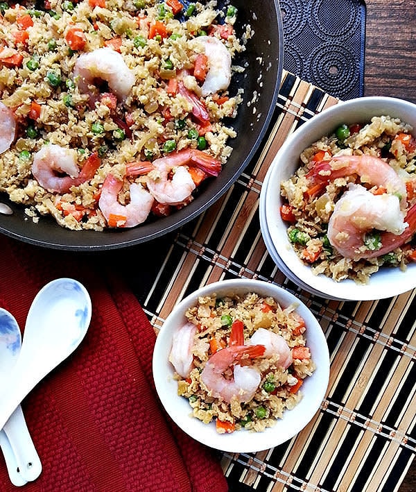 5. Жареный рис из цветной капусты