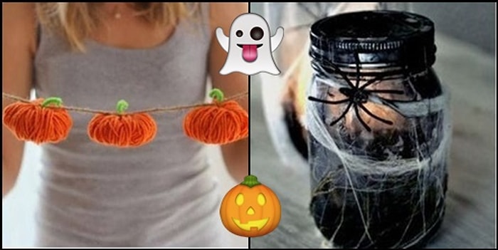 Sadece Elinizdeki Malzemeleri Kullanarak Evinizde Cadılar Bayramı Ambiyansı Yaratacak 3 Kolay Dekor