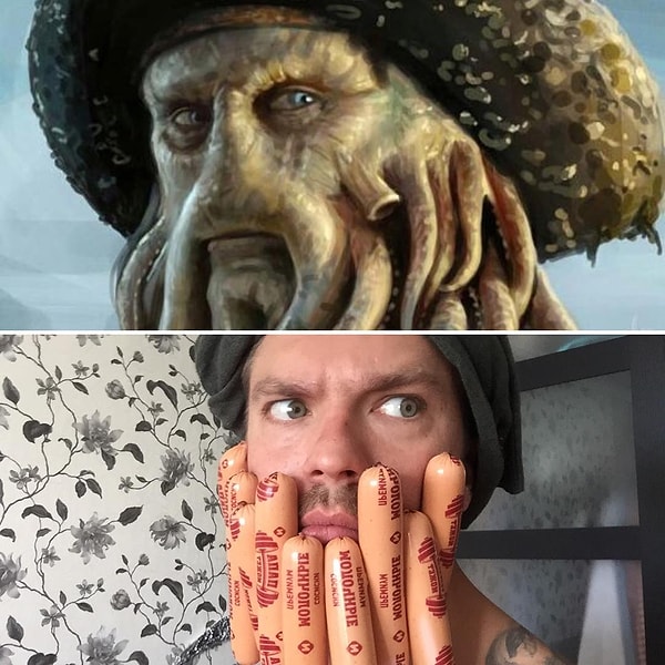 6. Дэйви Джонс из "Пиратов Карибского моря"