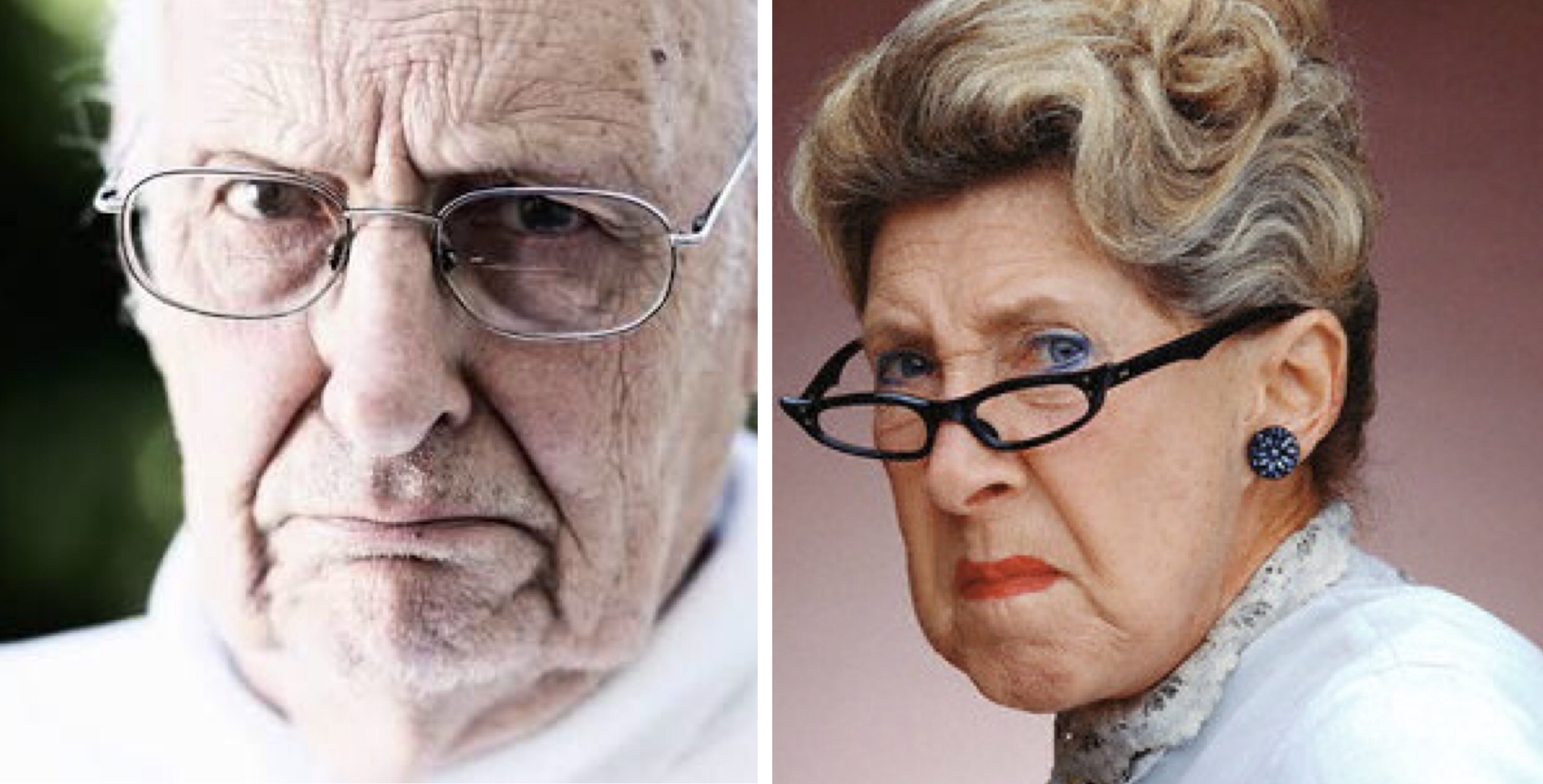 Злобный старикашка / ворчливая старушка