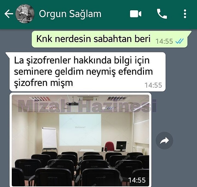 7. Ben şizofren değilim