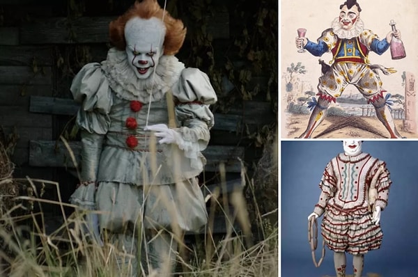 7. Костюм Пеннивайза является прямой отсылкой к тому, что зло находится в Дерри уже очень долгое время