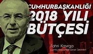 Cumhurbaşkanlığı 2018 Yılı Bütçesi: 845 Milyon 365 Bin ₺