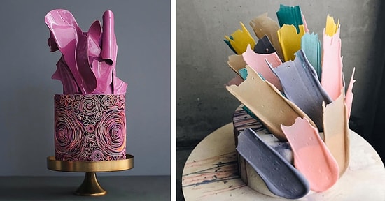 Мрамор, рваная бумага и шоколадные мазки: 6 кондитеров, которые создают само искусство