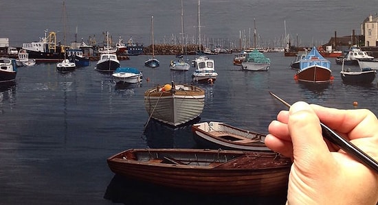 Hiperrealistik Resimler Yapan Darren Reid'in Büyüleyici Çalışmaları