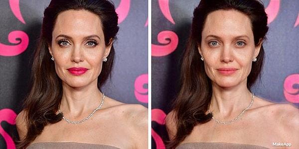 4. Angelina Jolie'yle devam edelim...