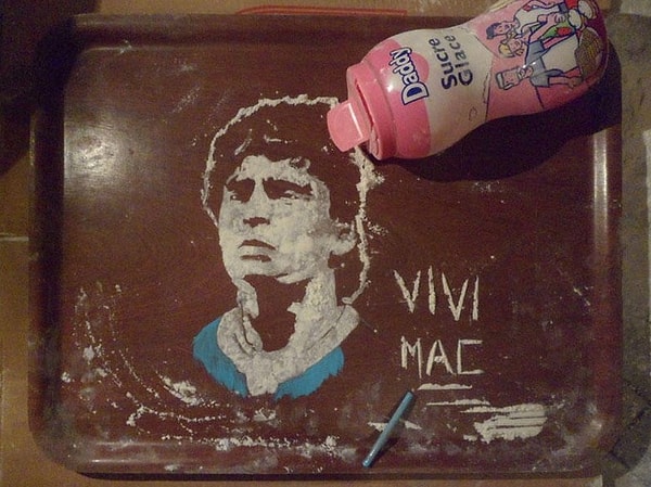 10. Диего Марадона из сахарной пудры