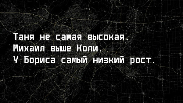 В соответствии с данными, в ряду от высокого к низкому на каком месте будет Михаил?