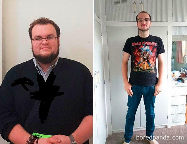 26. "Kilo verme hedefini dün tamamladım. 55 kiloya hoşçakal dedim."