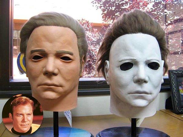 3. Michael Myers'ın 'Halloween' serisindeki maskesi aslında Kaptan Kirk maskesinin beyaza boyanmış hali...