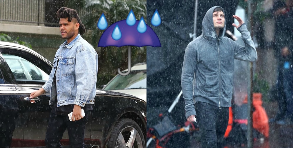 Что мне дождик проливной? 22 фото селебрити, которых папарацци подловили под дождём