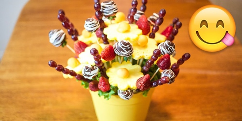 Sevdiğinize Verebileceğiniz En Anlamlı Hediye Olan Meyve Buketlerini Kendiniz Yapabilirsiniz!