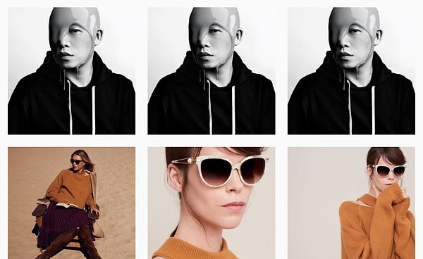 9. Выкладывание очень похожих фото одна за другой