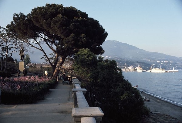 4. Утопающая в зелени набережная 🌲🌳🌴