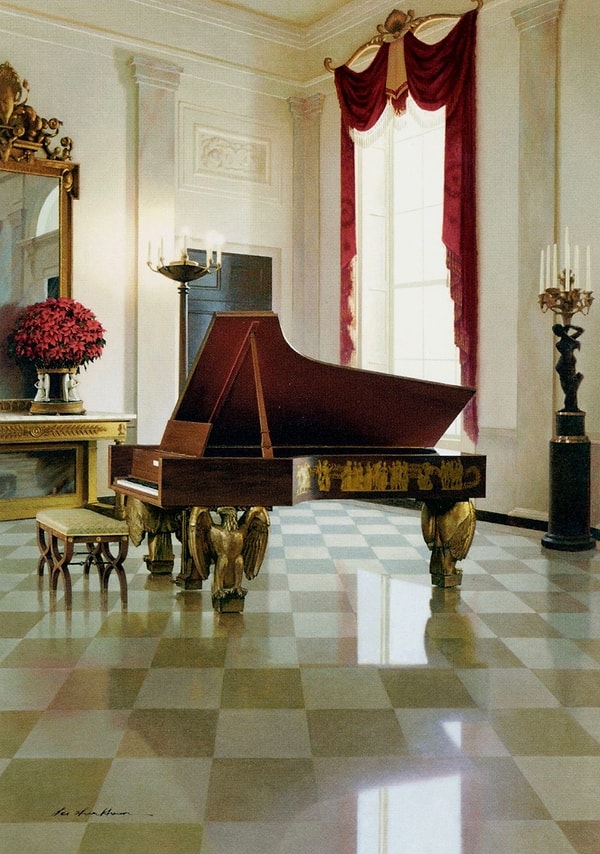 7. Семья президента должна заботиться о сохранении бесценных коллекций предметов искусства Белого дома