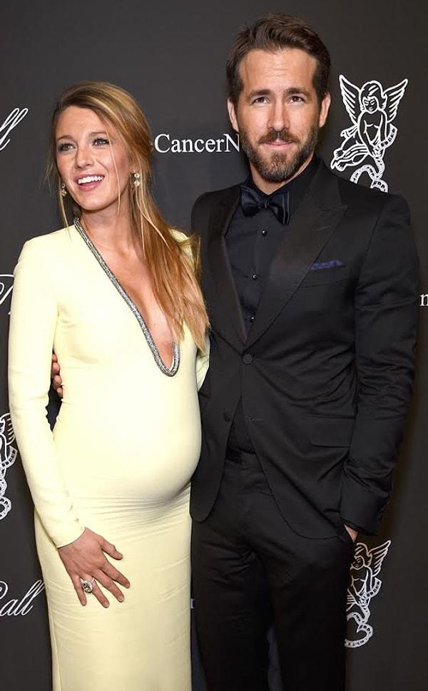 3. Mesela Blake Lively hamilelik döneminde biraz gergin ve endişeliyken Ryan Reynolds oldukça heyecanlıymış ve...