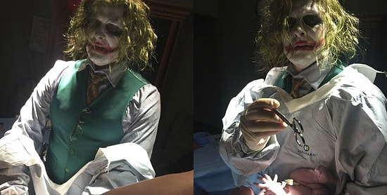 Когда ребенок появляется на свет в Хэллоуин: Роды у этой девушки принял сам Джокер!