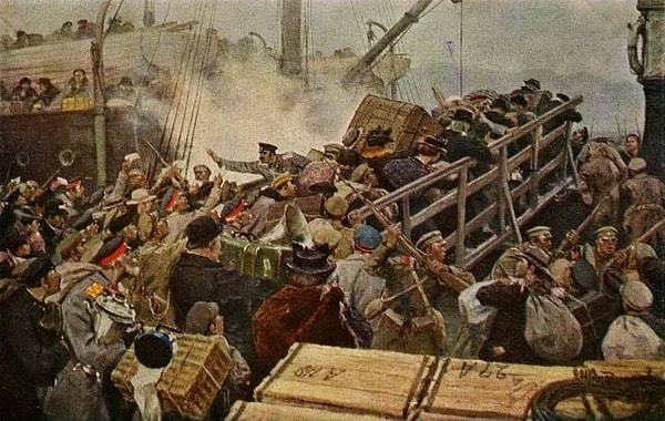 9. Аристократия покидает Россию.