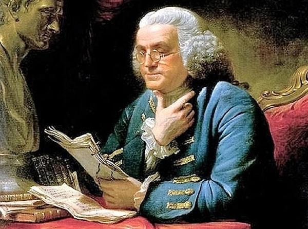 Benjamin Franklin de diğer başarılı dâhiler gibi okumanın önemini kavramıştı.