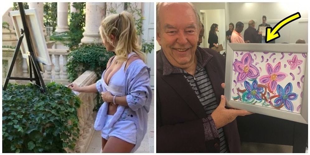 Britney Spears'ın Vegas'taki Saldırı Kurbanları İçin Yaptığı Sulu Boya Resim 10 Bin Dolara Satıldı!