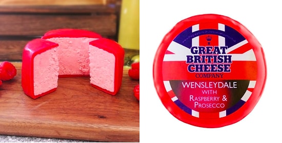 Розовый сыр со вкусом итальянского игристого вина просекко и малины? Теперь это реально!