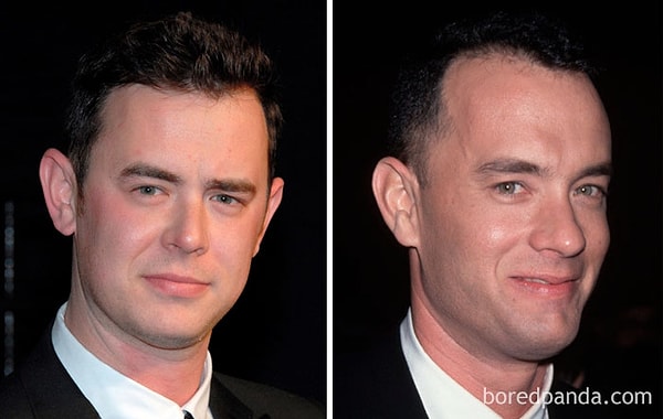 7. Колин Хэнкс и Том Хэнкс в 30 лет.