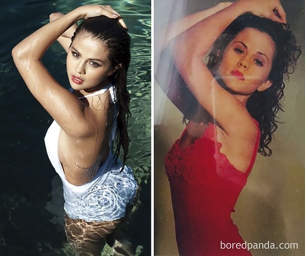 26. Селена Гомес и Мэнди Корнетт в 20 лет.