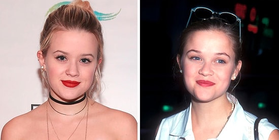 Как близнецы: так выглядят звезды-родители и их дети в одном и том же возрасте