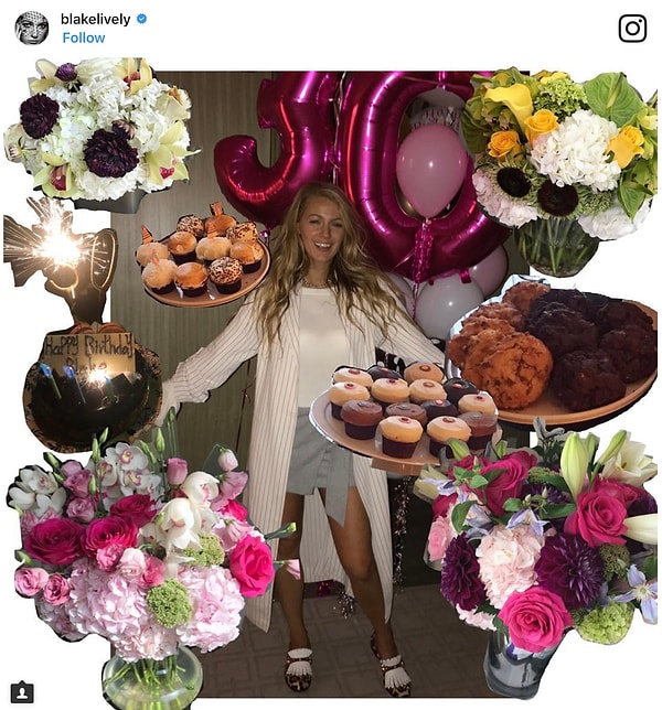 4. Как Блейк благодарит своих друзей: