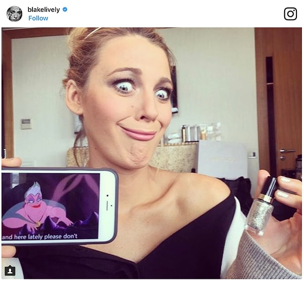 15. Лайвли делится источником своего вдохновения: