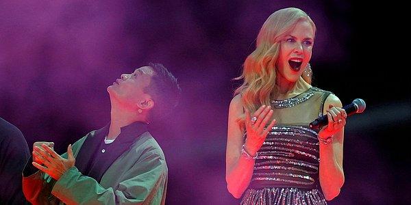 Bu büyük galaya Alibaba Grup'un başkanı Jack Ma ünlü oyuncu Nicole Kidman ile birlikte katıldı.