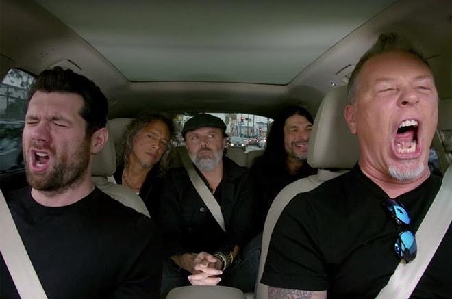 Metallica'dan Carpool Karaoke'de Muhteşem 'Diamonds' Yorumu