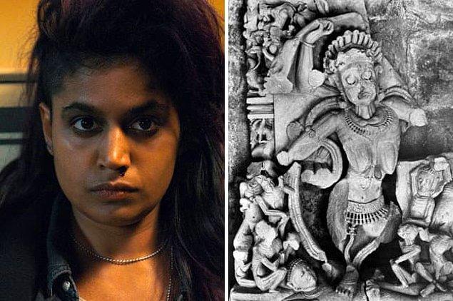 15. Kali (diğer adıyla Eight), aynı zamanda Hindu ölüm Tanrıçasının adı.