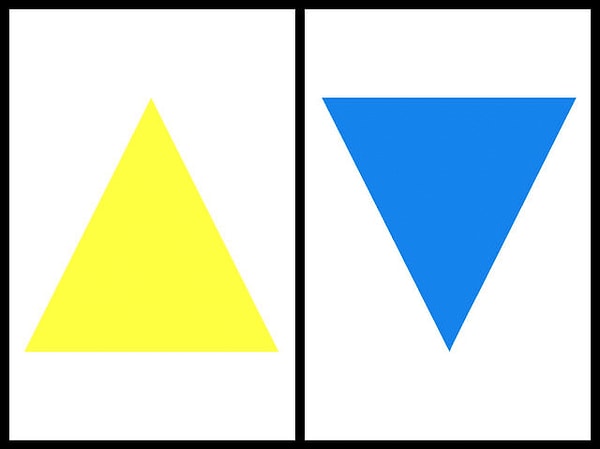 2. Какой треугольник меньше?