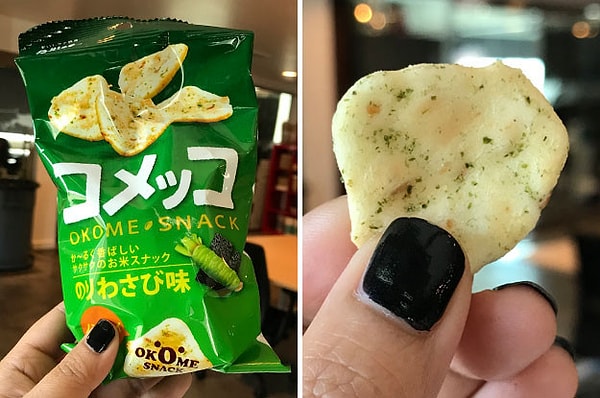 1. Ты бы попробовал эти крекеры с васаби?