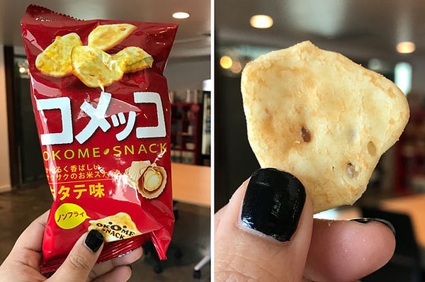 2. А как насчет крекеров со вкусом морского гребешка?